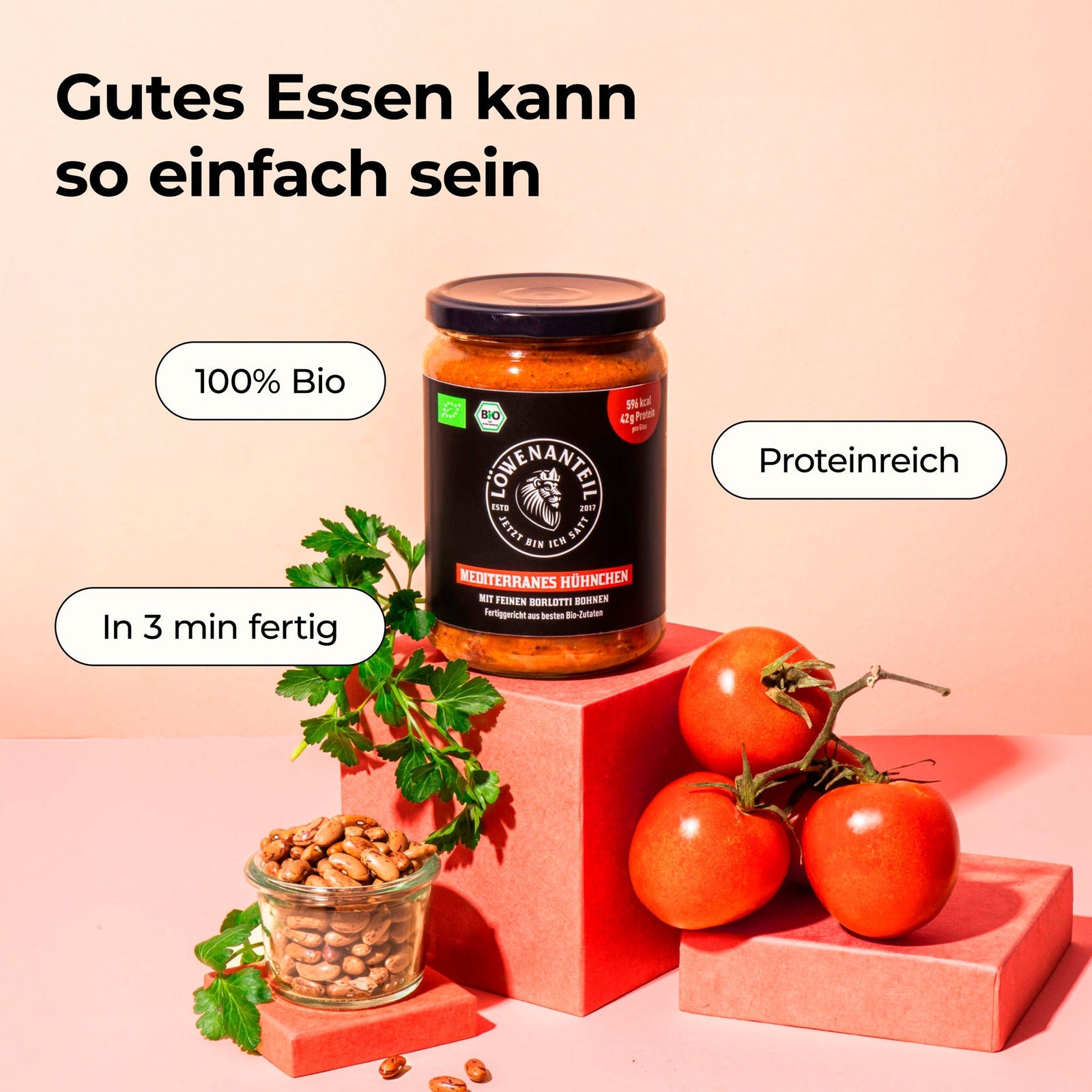 Mediterranes Hühnchen - Löwenanteil