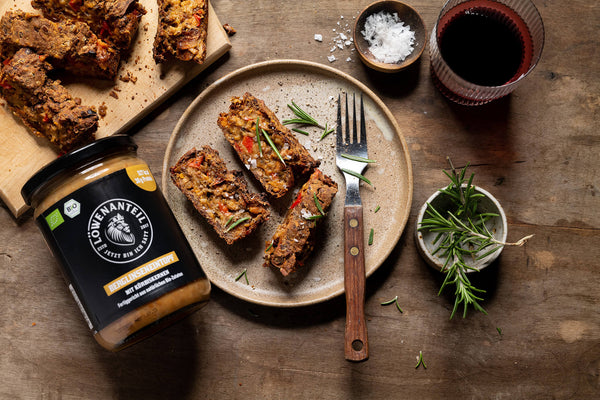 Veganer Gemüse-Berglinsenbraten - Löwenanteil