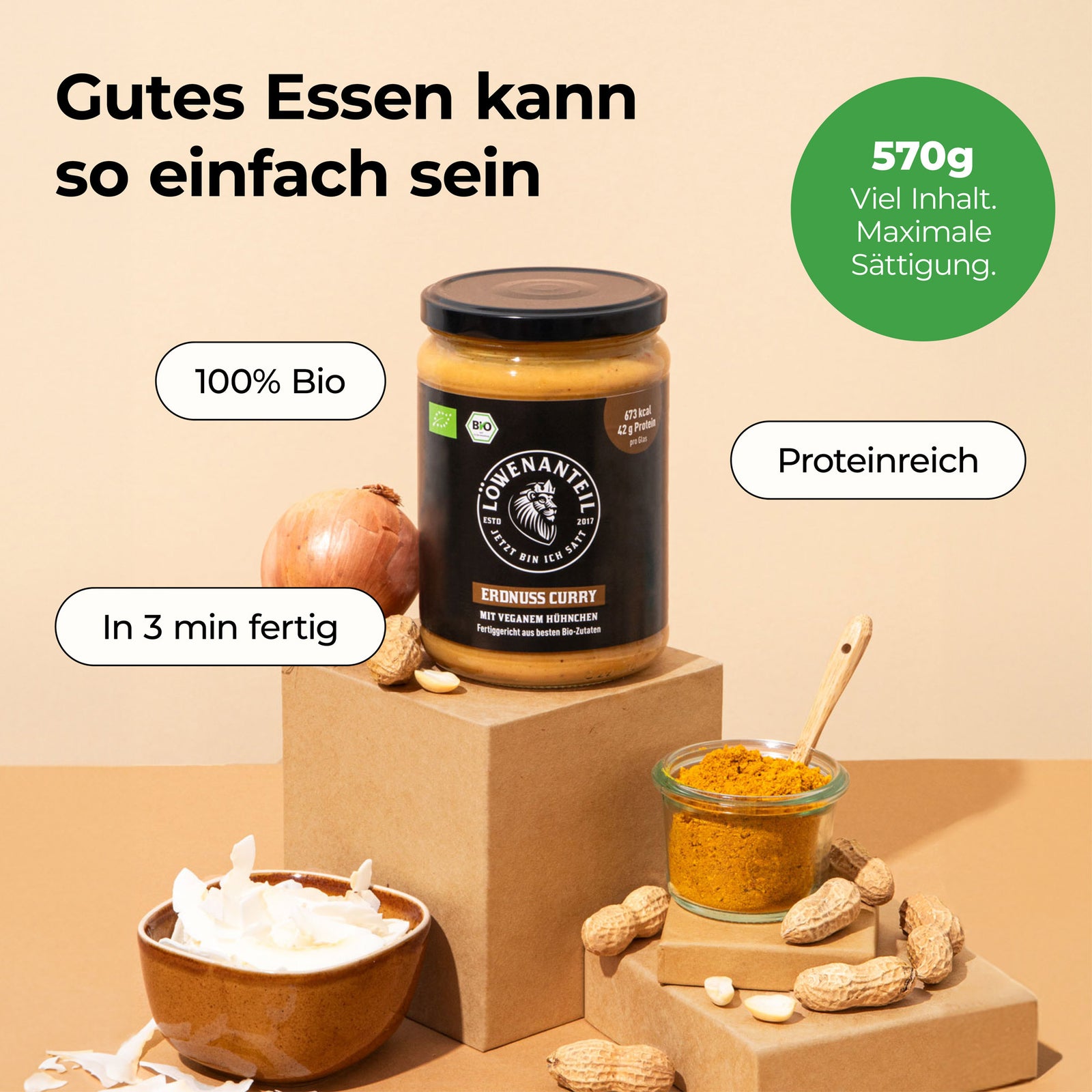 wie lange kann man curry im kühlschrank aufbewahren Erdnuss Curry – Löwenanteil