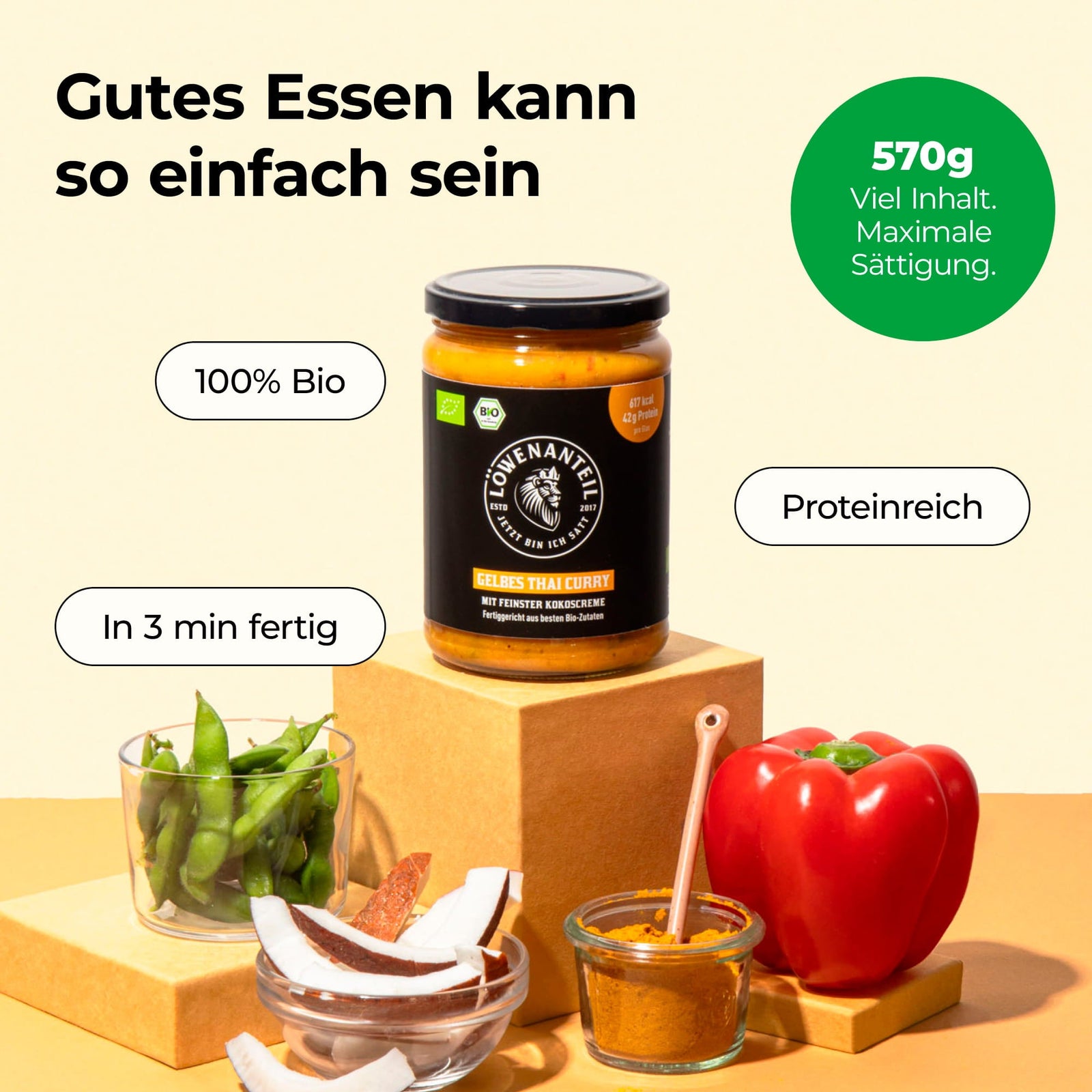Gelbes Thai Curry - Löwenanteil