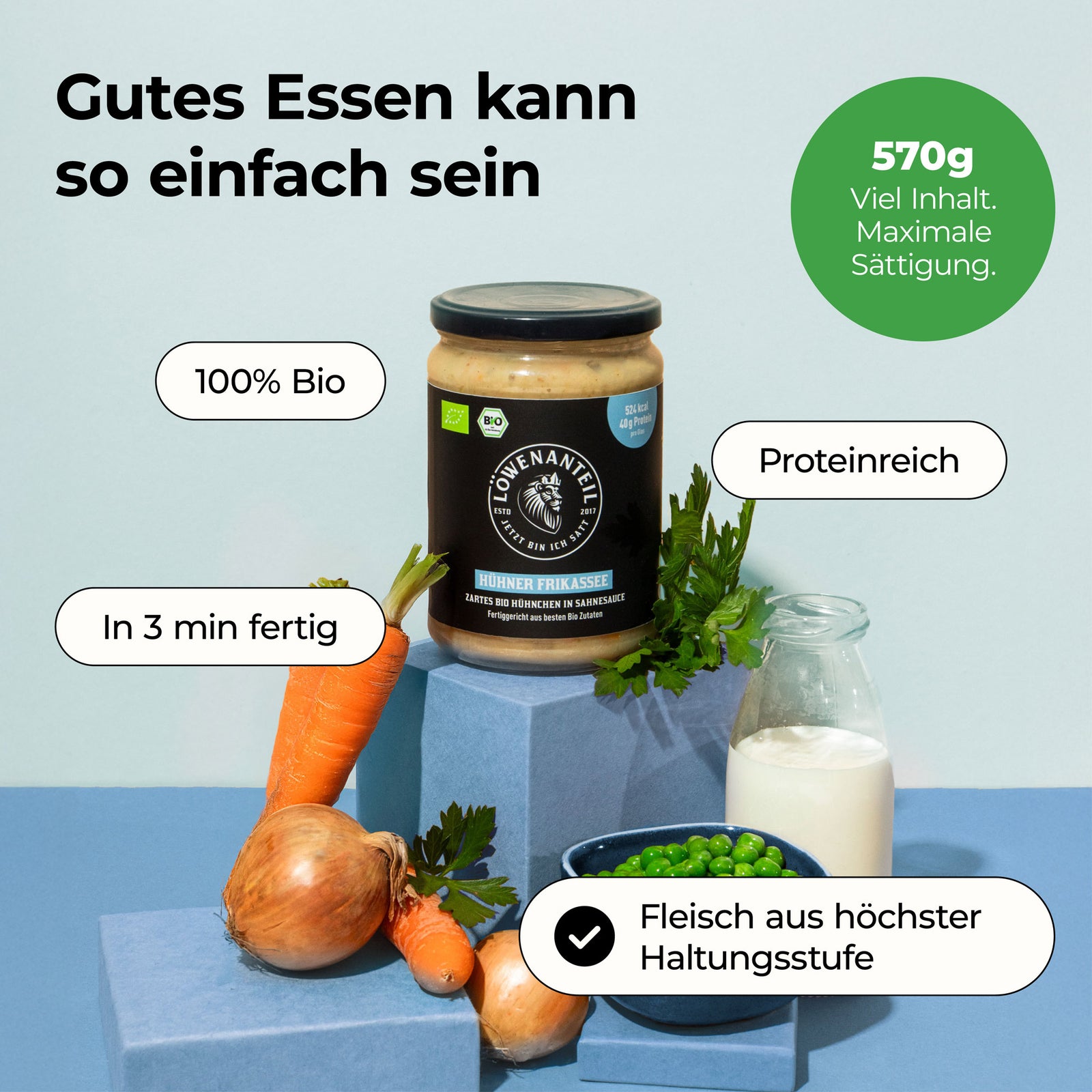NEU: Hühner Frikassee von Löwenanteil