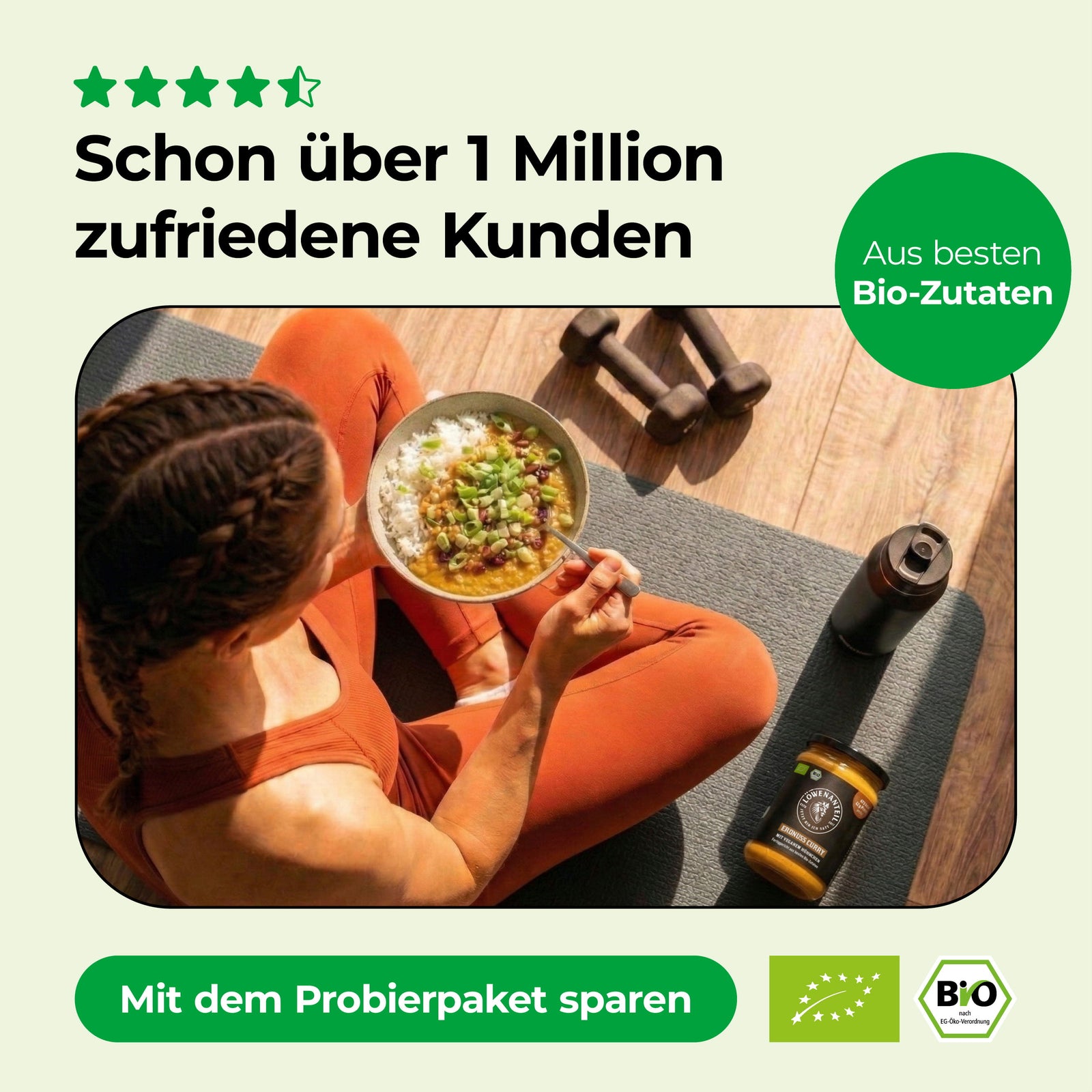 Bio-Fertiggerichte von Löwenanteil – Schon über 1 Mio zufriedene Kunden