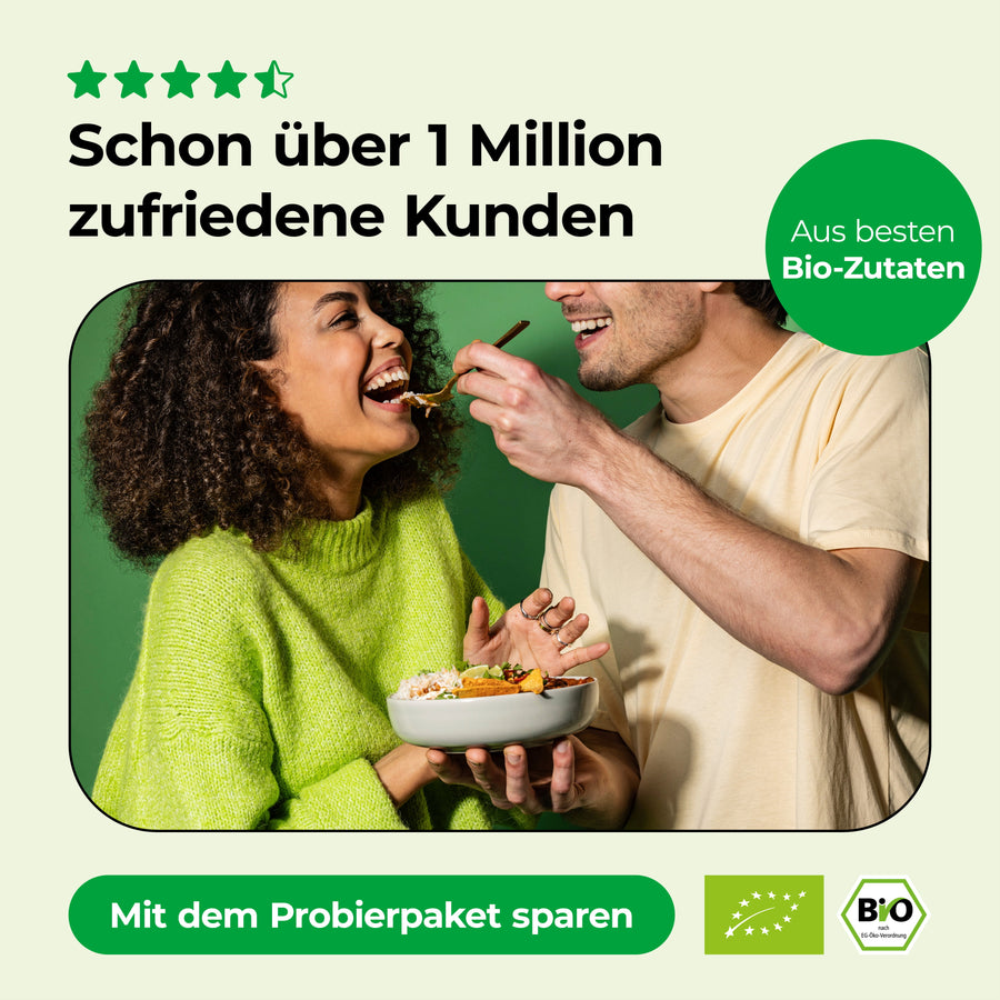 Bio-Fertiggerichte von Löwenanteil – Schon über 1 Mio zufriedene Kunden