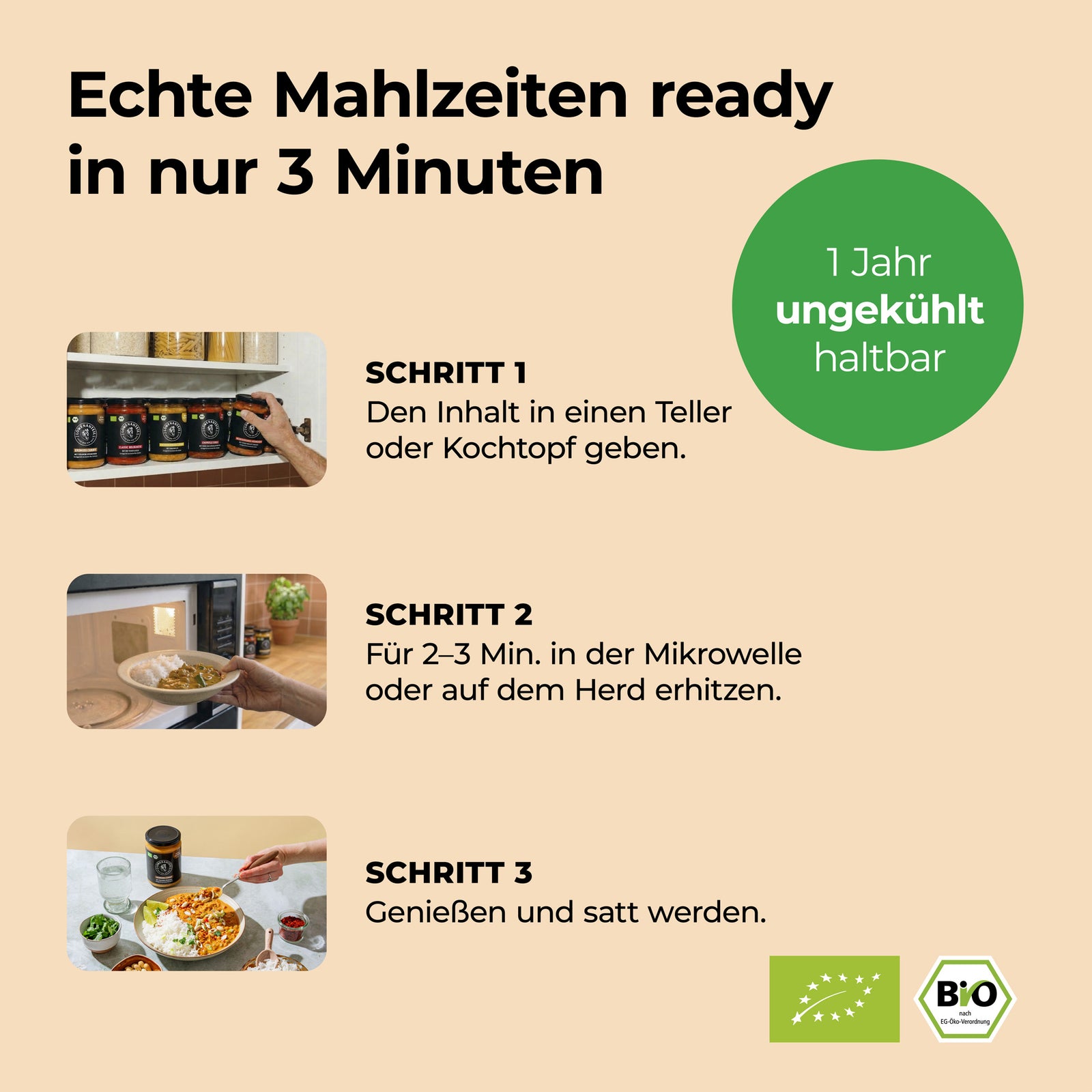 Anleitung zur Zubereitung unserer Gerichte - Löwenanteil
