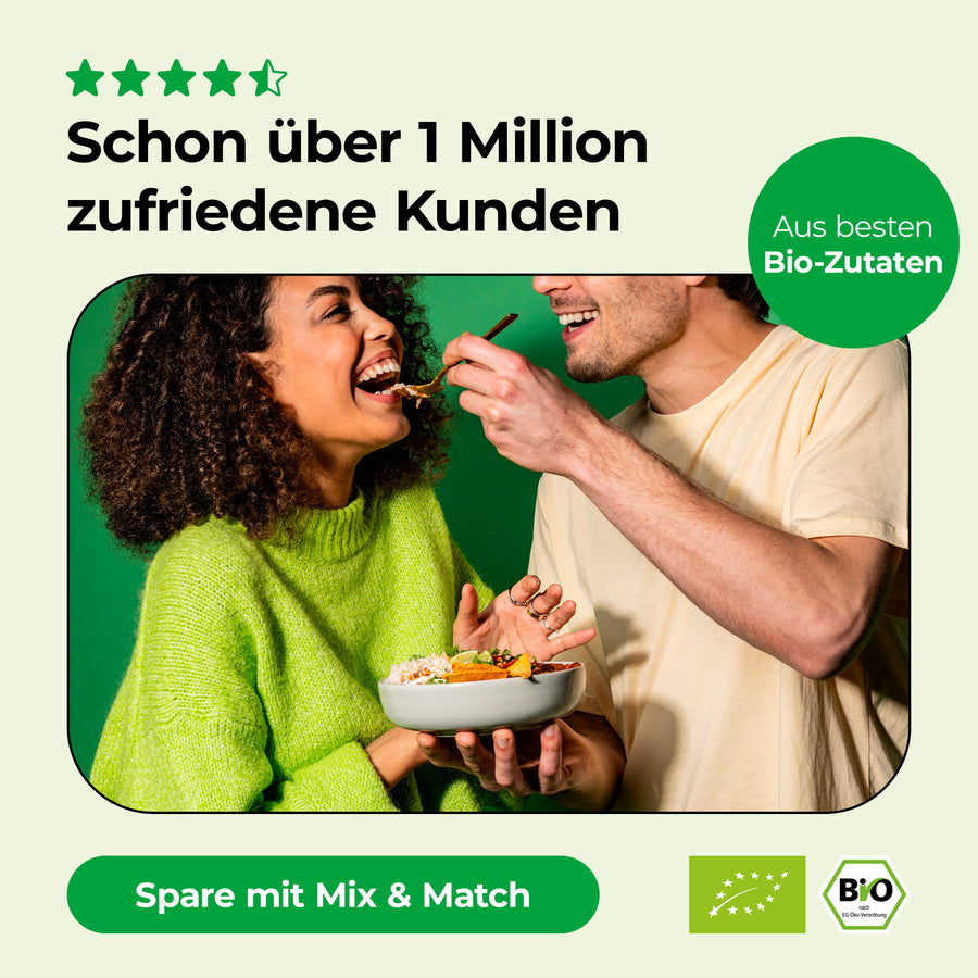Bio-Fertiggerichte von Löwenanteil – Schon über 1 Mio zufriedene Kunden