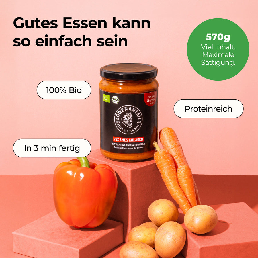 Veganes Gulasch - Löwenanteil