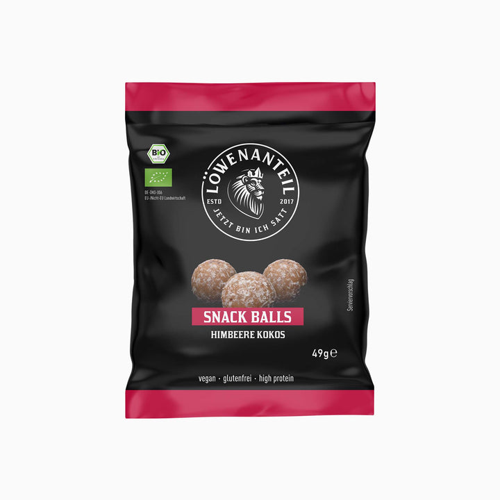 Snack Balls - Himbeere Kokos - Löwenanteil