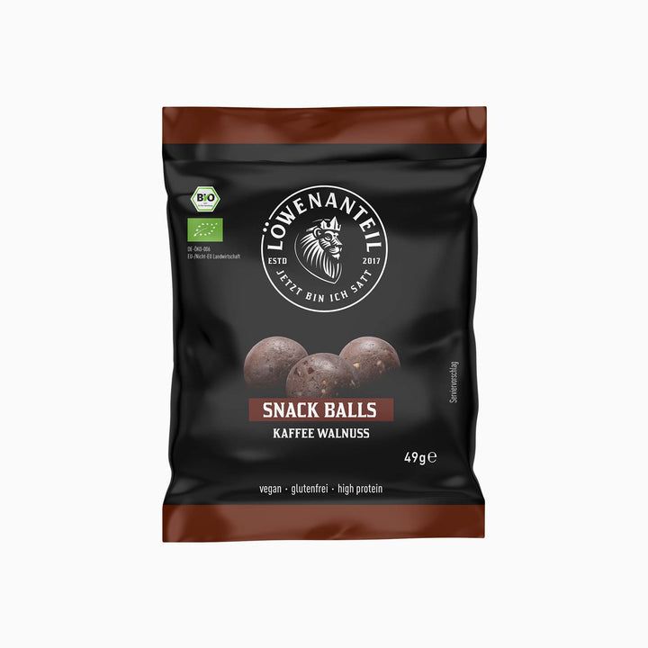 Snack Balls - Kaffee Walnuss - Löwenanteil