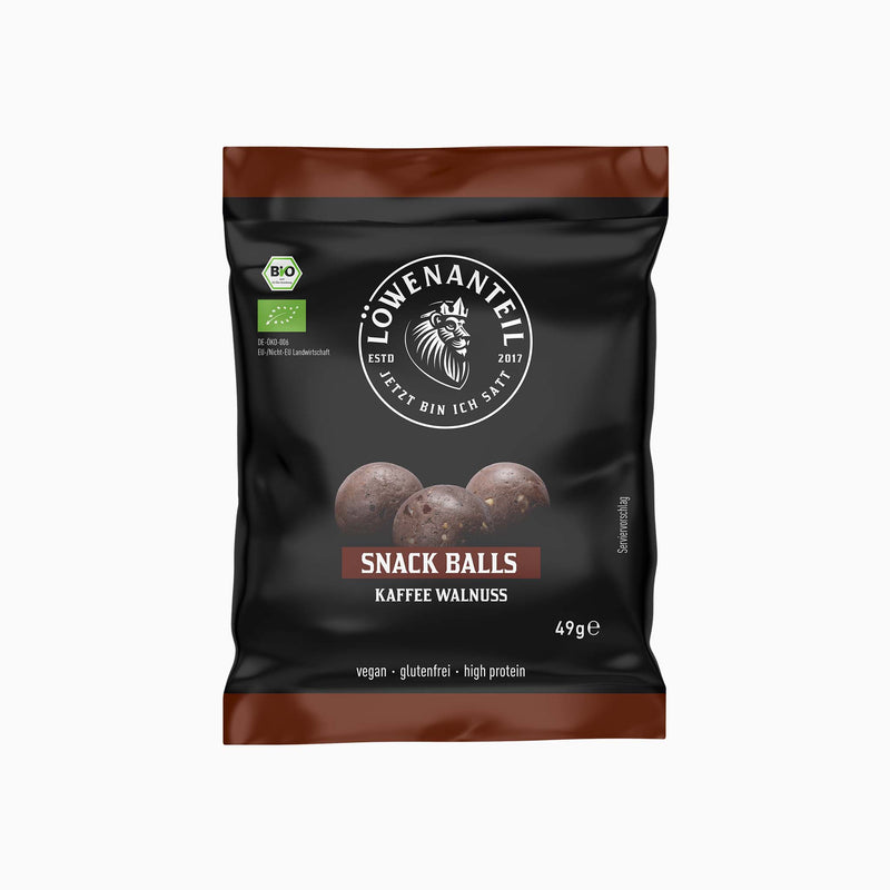Snack Balls - Kaffee Walnuss - Löwenanteil